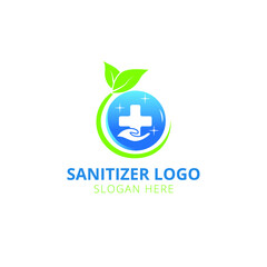 Creative Hand Sanitizer Business Logo Design
