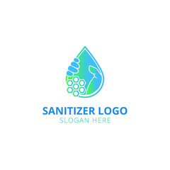 Creative Hand Sanitizer Business Logo Design