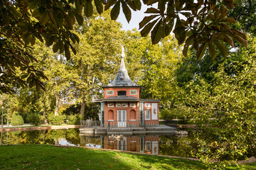 La Casita del Pescador in Madrid's Retiro public park, Spain