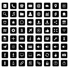 website icon set vector symbol
