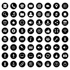 website icon set vector symbol