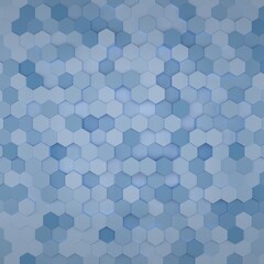 3D rendered hexagonal tiles abstract geometric background illustration