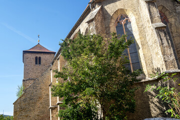 Fototapeta na wymiar Kirche in Ziegenhain bei Jena