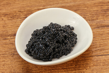 Luxury strugeon fish black caviar