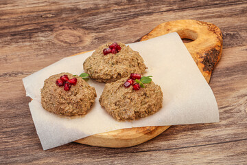 Georgian cuisine - pkhali from beans
