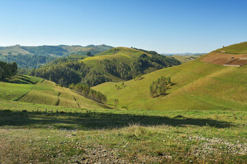 Fototapeta premium Dumesti, Alba County, Romania a little piece of heaven