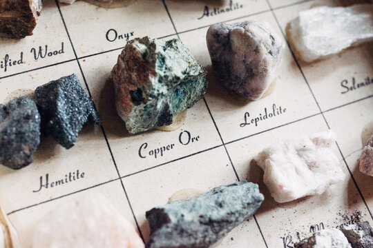 Various ore samples