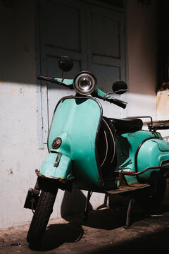 Fototapeta A vintage motorcycle