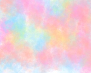 Watercolor paint like gradient background pastel ombre style. Iridescent template for brochure, banner, wallpaper, mobile screen. Neon hologram theme © Nalinee