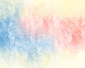Fototapeta premium Watercolor paint like gradient background pastel ombre style. Iridescent template for brochure, banner, wallpaper, mobile screen. Neon hologram theme