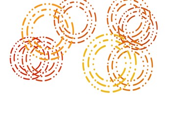 Light Orange vector layout with circle shapes.
