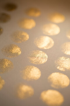 Diagonal golden abstract planets