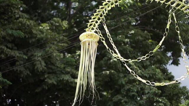Penjor in Traditional Marriage of Javanese Culture