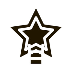 Star Sign Human Talent Icon Vector . Contour Illustration