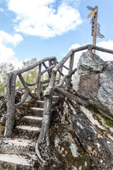 Naklejka premium stairway to the sky