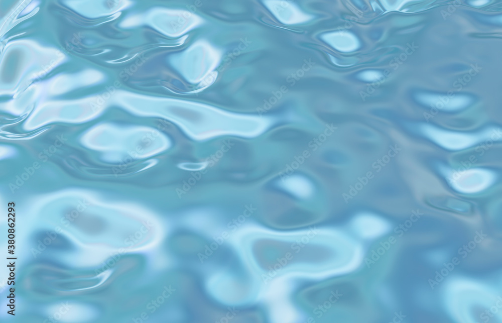 Poster abstract geometric iridescent texture background. liquid. 3d render.