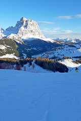 Fototapeta na wymiar Ski Area Dolomiti Veneto Italia