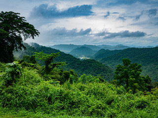 Photos of Fog and mountains at Khao yai National Park , Thailand.