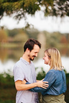 Couple Laughing Really Hard