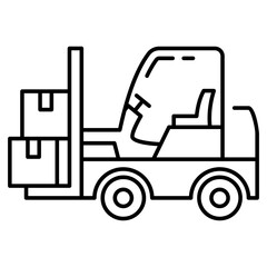 Fototapeta premium Forklift 