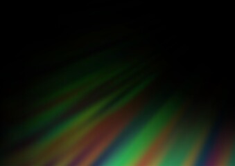 Dark Green vector pattern with narrow lines. Modern geometrical abstract illustration with staves. Best design for your ad, poster, banner.