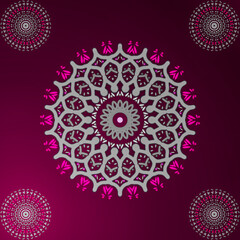 Abstract circular designs image for multipurpose use