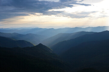Evening in the Carpathians