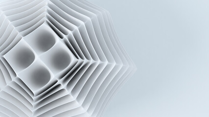 Obraz premium Abstract 3d shape pattern 