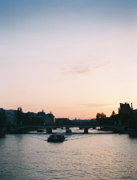 Sunset on the La Seine