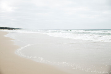 Eastern Beach, Cape Conran, Australia on an overcast day in summer