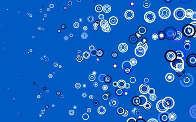 Light Gray vector template with circles.