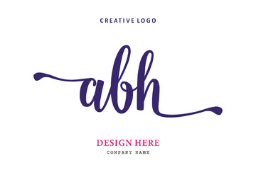 pharmacy letter ABH logo is simple, easy to understand and authoritative