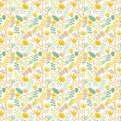 Obraz premium seamless pattern with flowers