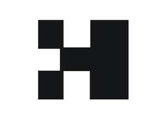 h initial logo letter designs 