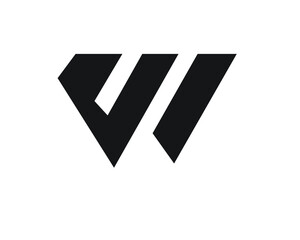 z & b and l and w logo letters