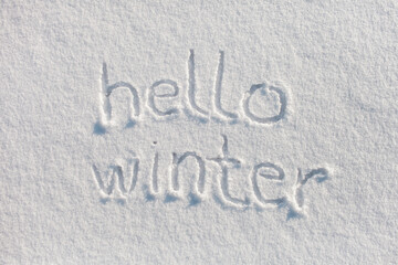 Hello winter