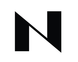 initial letters n and logo designs