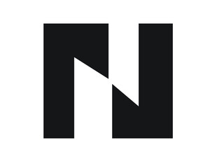 initial letters n and logo designs