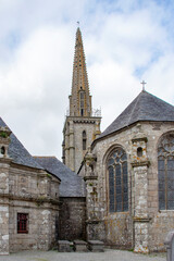 Fototapeta na wymiar Commana. Eglise Saint-Derrien de l'enclos paroissial. Finistère. Bretagne 