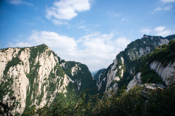 Fototapeta premium Huashan or Hua Mountain, Shaanxi, China