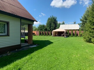 Obraz premium house on the hill