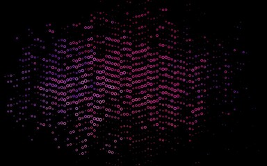 Light Pink, Blue vector background with bubbles. Beautiful colored illustration with blurred circles in nature style. Pattern for ads, leaflets.