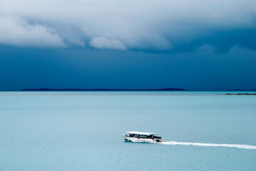 Traveling to Belize City Under Heavy Sky