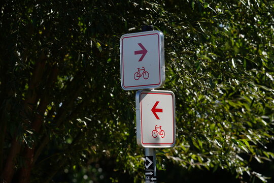 Bike Plate Path Both Directions