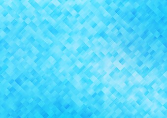 Light BLUE vector pattern in square style. Abstract gradient illustration with rectangles. Smart design for your business advert.