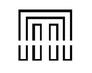 m logo designs and logo letters