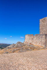 Marvao castle on the top of a mountain