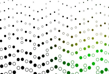 Light Green, Yellow vector cover with spots.