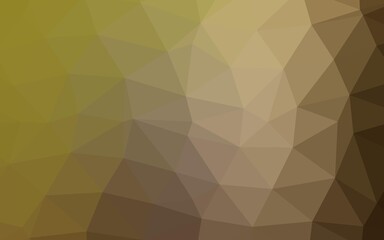 Obraz premium Light Green, Yellow vector abstract mosaic backdrop. An elegant bright illustration with gradient. Brand new style for your business design.