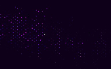 Light Purple vector backdrop with dots. Modern abstract illustration with colorful water drops. Design for posters, banners.